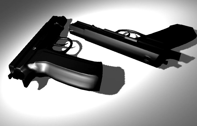 Pistol 3D Model