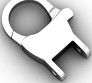 Lock  Carabin 3D Model