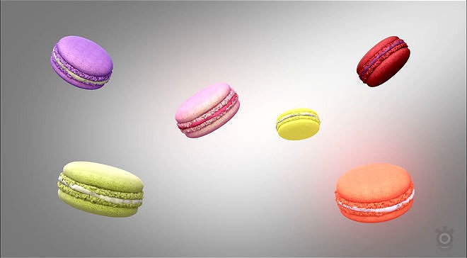 Macaron 3d Model