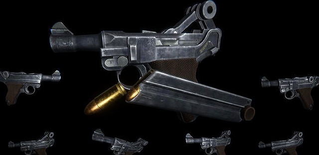 AAA Luger Pistol