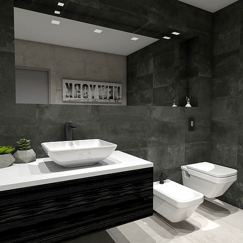 3D Modern Bathroom
