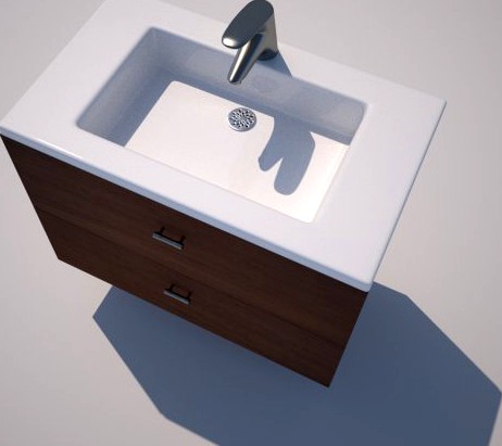 Sink and tap 3D Model