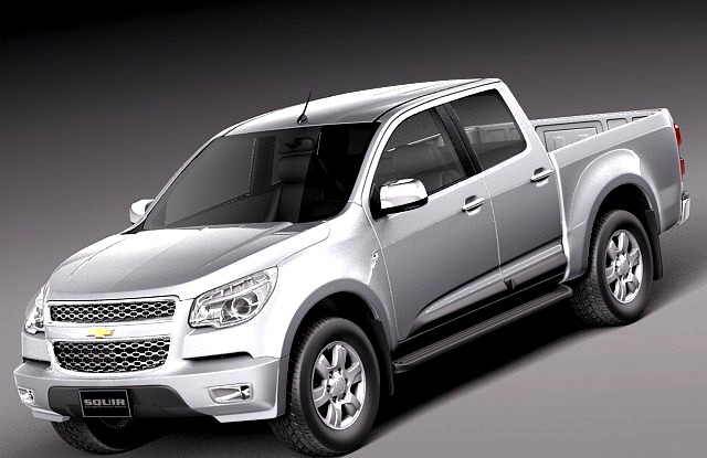 Chevrolet Colorado 2012 Double Cab 3D Model