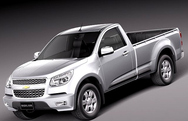 Chevrolet Colorado 2012 Regular Cab 3D Model