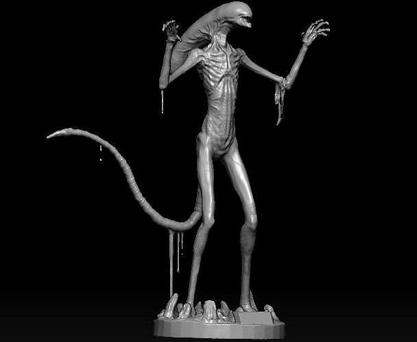 Alien covenant chestburster statue