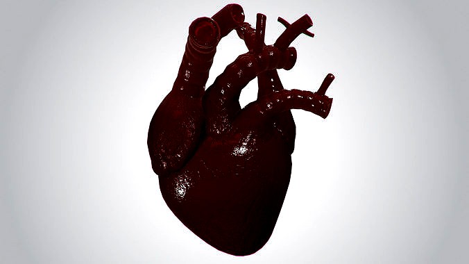 Heart Covered In Blood Rigged Animated PBR