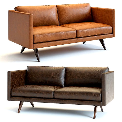 West Elm - Brooklyn Leather Sofa