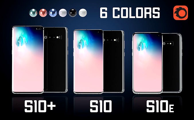 Samsung Galaxy S10 Set All Colors