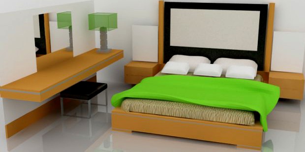 Bed 3D Model
