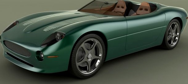 Jaguar XK 180 3D Model