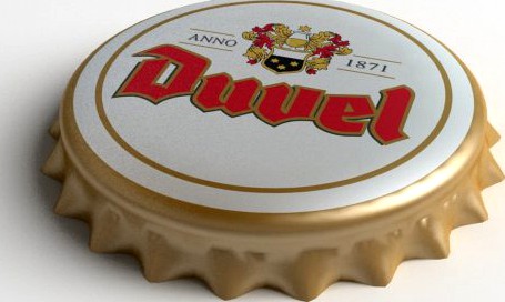 Duvel Beer Bottle Tin Cap 3D Model