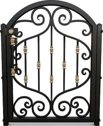 Wrought iron gate 01