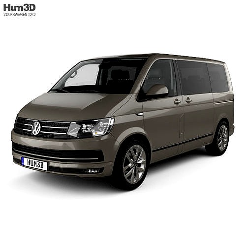 Volkswagen Transporter T6 Multivan with HQ interior 2016