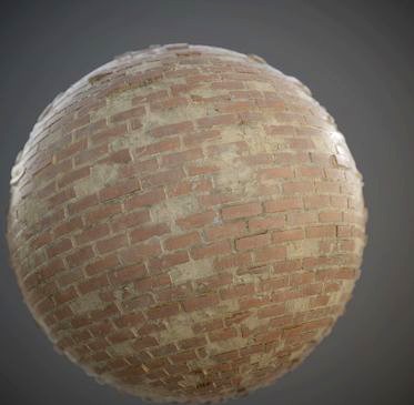 Brick Wall Concrete Decay Seamless PBR Textur