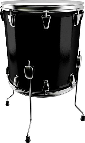 Floor Tom Drum 3D Model