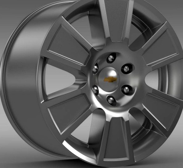 Chevrolet Silverado RegularCab 2007 rim 3D Model