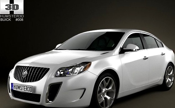 Buick Regal GS 2012 3D Model