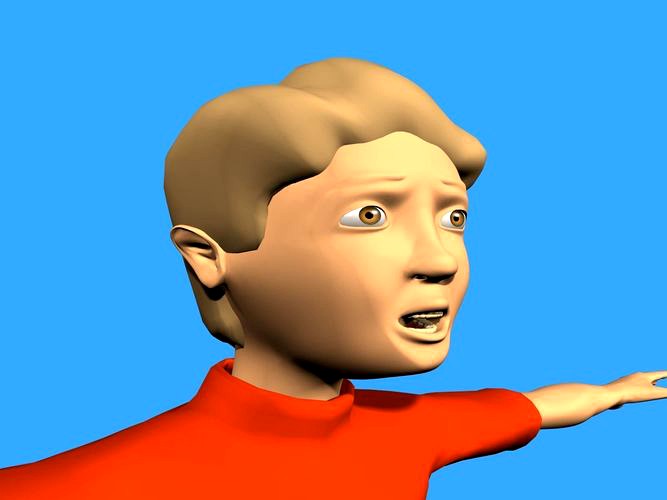 3D boy character