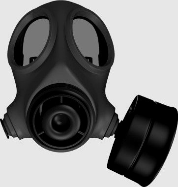 3D Model Gas Mask 3D Model