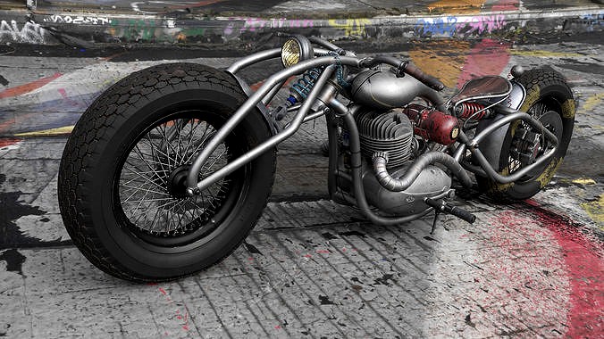 Jawa 354 custom motorcycle