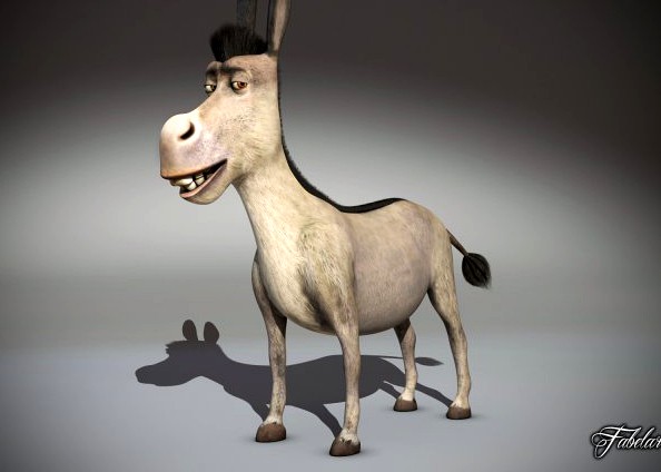 Donkey std mat 3D Model