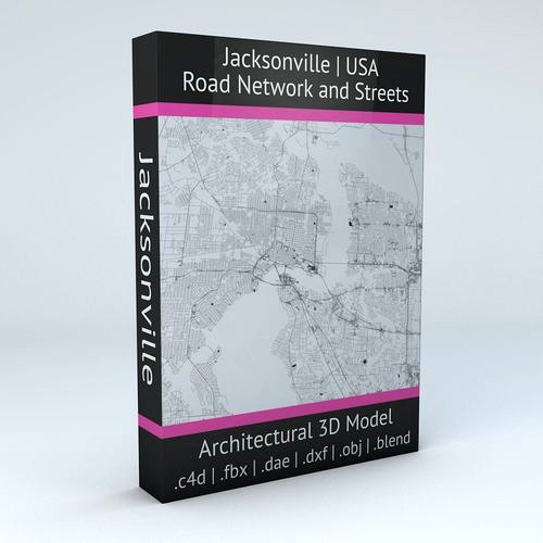 Jacksonville Road Network and Streets