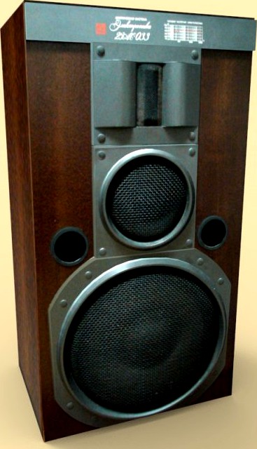 Speakers Electronics 3D Model
