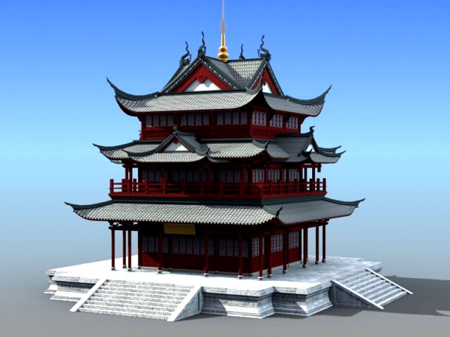 Chinese Architecture 08 3D Model