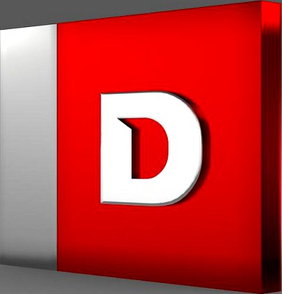 Derbi one letter 3d Logo 3D Model