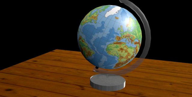 Animated 3D Globe 3D Model