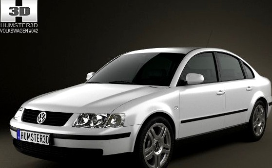 Volkswagen Passat B5 sedan 1997 3D Model