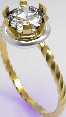Spiral ring 3D Model