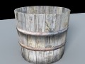 Bucket game model low poly 3D Model