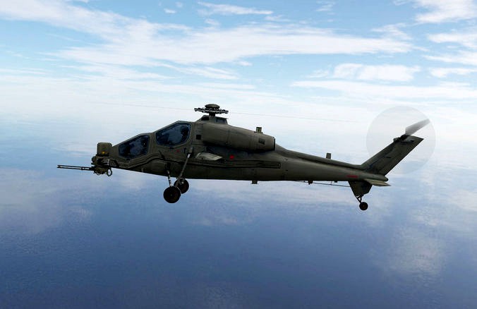 Agusta A129 Mangusta gunship helicpter