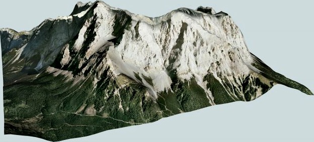 Zugspitze Germany 3D Model