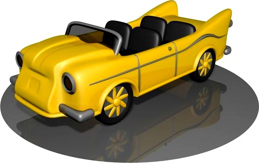 Toy car 3D model