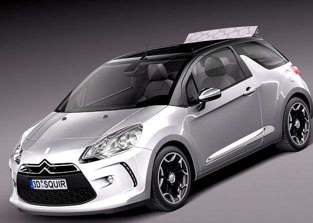 Citroen DS3 Cabrio 2013 3D Model