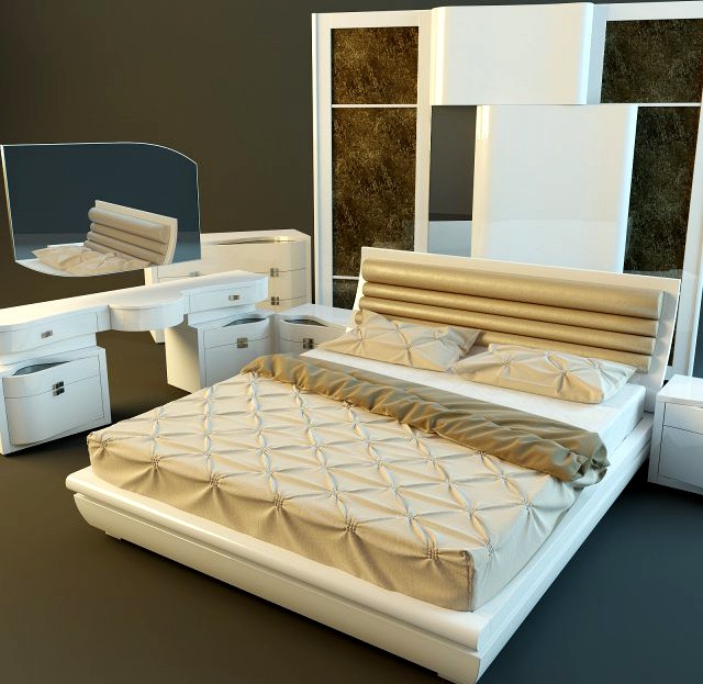 Bedroom Rubino from Treci 3D Model