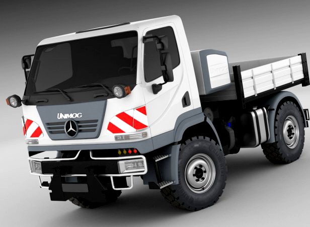 3D Models Mercedes Unimog U20 3D Model