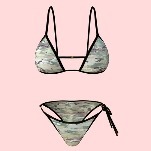 Sexy Army Bikini P02