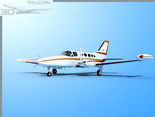 Falcon3D C414 Chancellor F05 3D Model