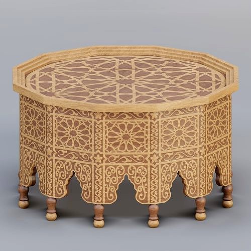 Vintage Moroccan large table
