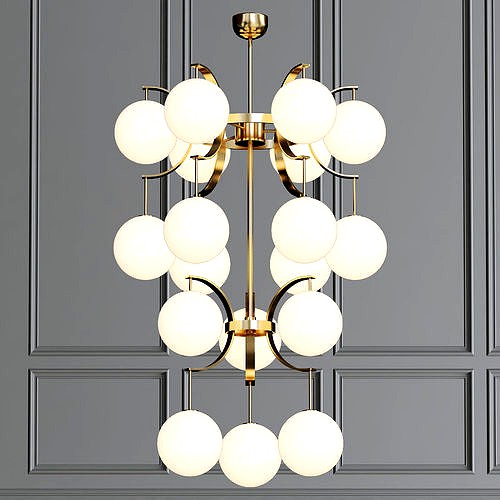 Murano Glass Globe Chandelier