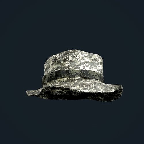 Military Hat Uniform Game Ready