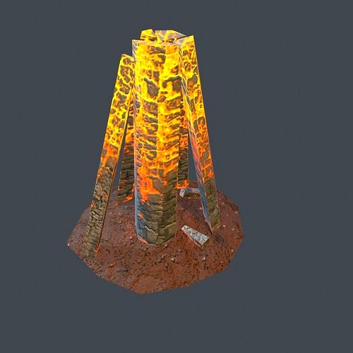 Campfire 3d model