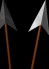 2 Spears 3D Model