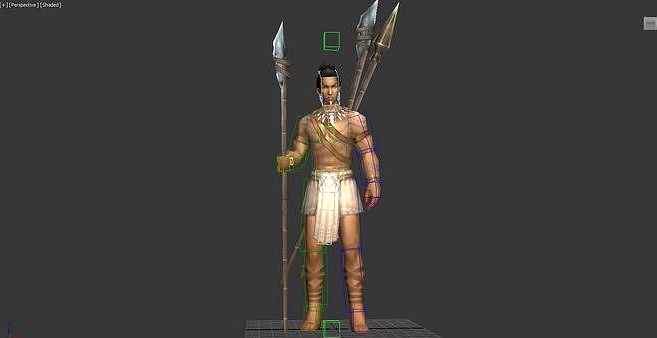 Hunter primitive soldier tribe