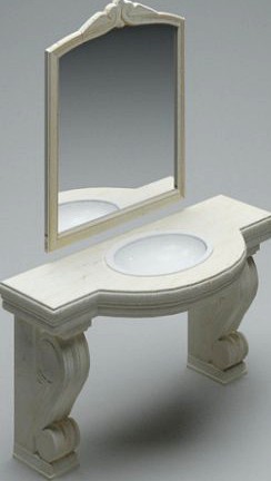 Wash sink model 3D Model