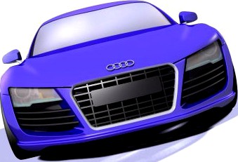 Audi R8 3D Model