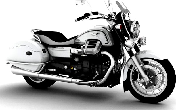 Moto Guzzi 1400 California Touring 2013 3D Model